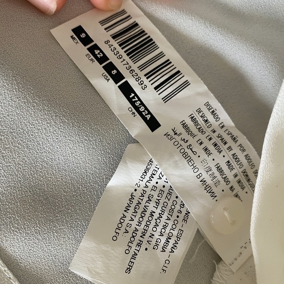 Adolfo Dominguez White Shirt Size 8 - Picture 9 of 10